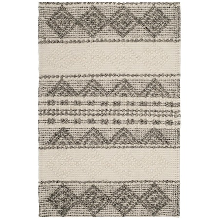 Safavieh Natura Rectangle Hand Woven Rug Grey & Ivory - 6 x 9 ft. NAT102A-6